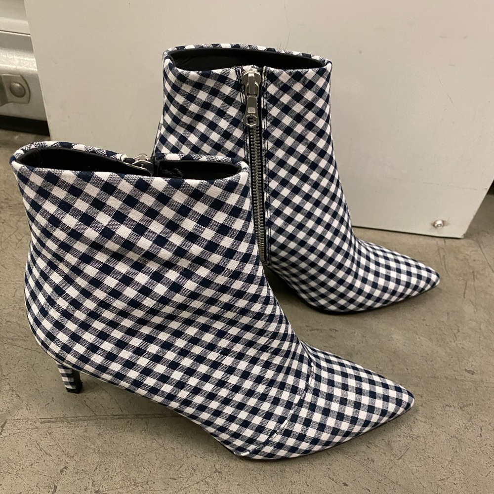 Rag & Bone Beha Boot Navy Gingham